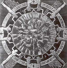 circular Dendera zodiac