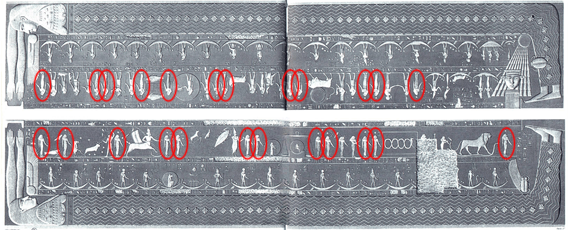 rectangular zodiac figures dispersement