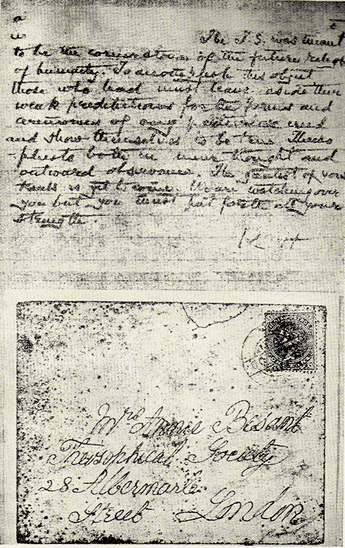 1900 KH Letter to Mrs. Annie Besant, page 3